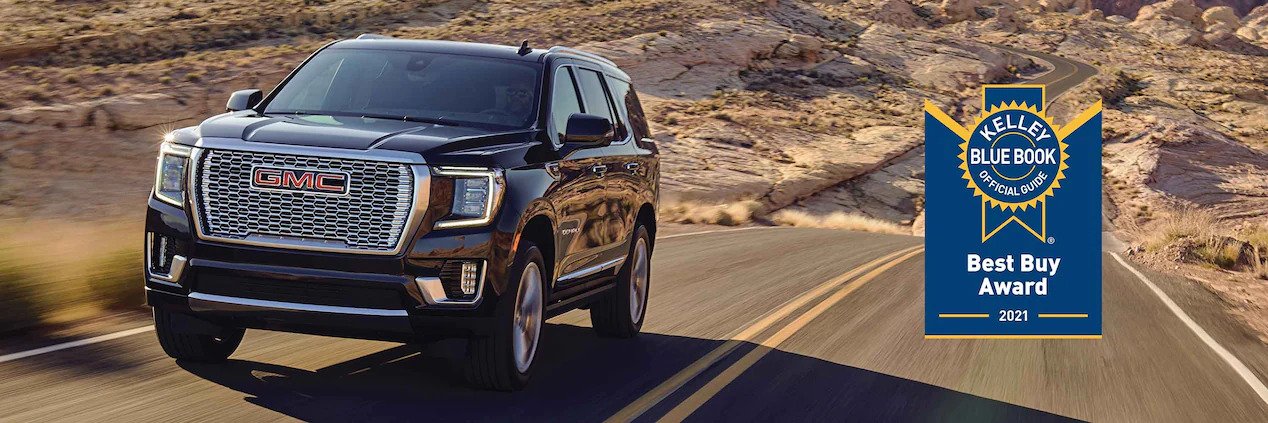 KELLEY BLUE BOOK NAMES 2021 GMC YUKON AND SIERRA HEAVY DUTY IN ANNUAL BEST RESALE VALUE AWARDS*