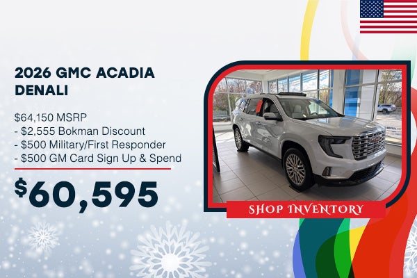 2026 GMC Acadia Denali