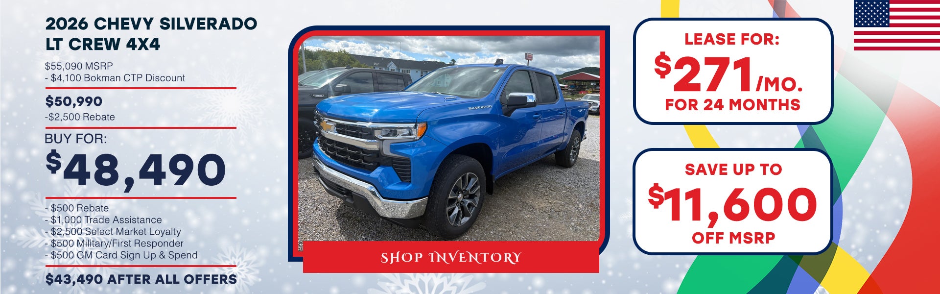 2026 Chevy Silverado LT Crew 4x4