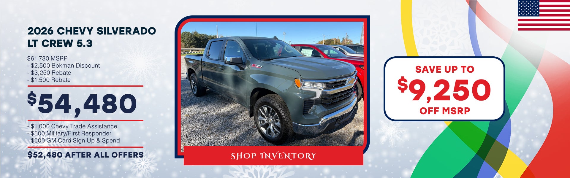 2026 Chevy Silverado LT Crew 5.3