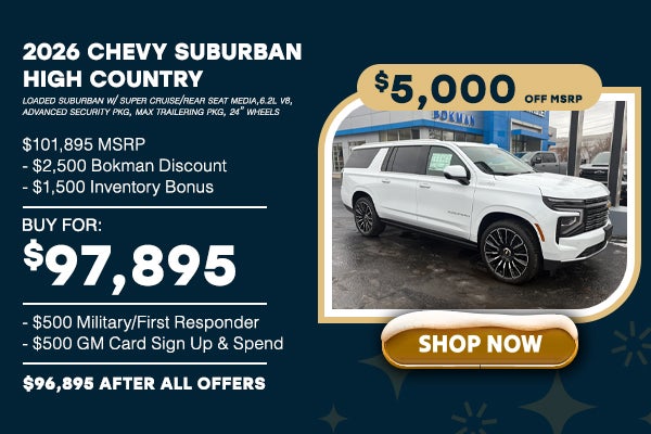 2026 Chevy Suburban High Country