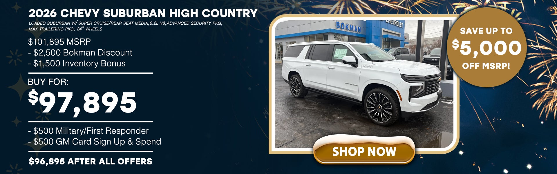 2026 Chevy Suburban High Country