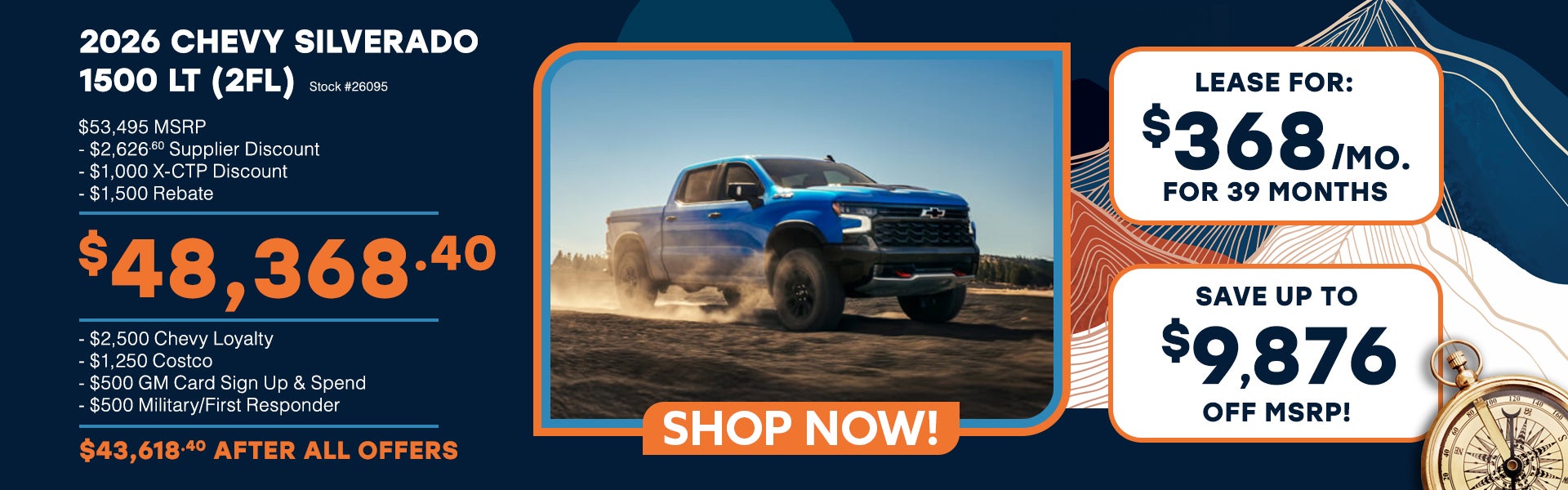 2026 Chevy Silverado LT 2FL