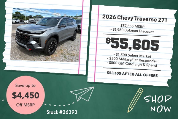 2026 Chevrolet Traverse Z71