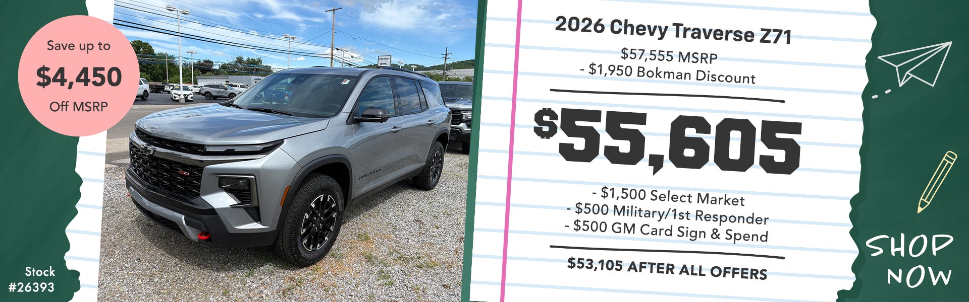 2026 Chevrolet Traverse Z71