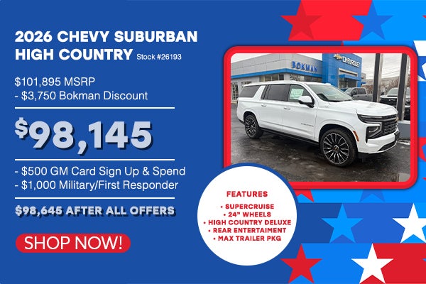 2026 Chevy Suburban High Country